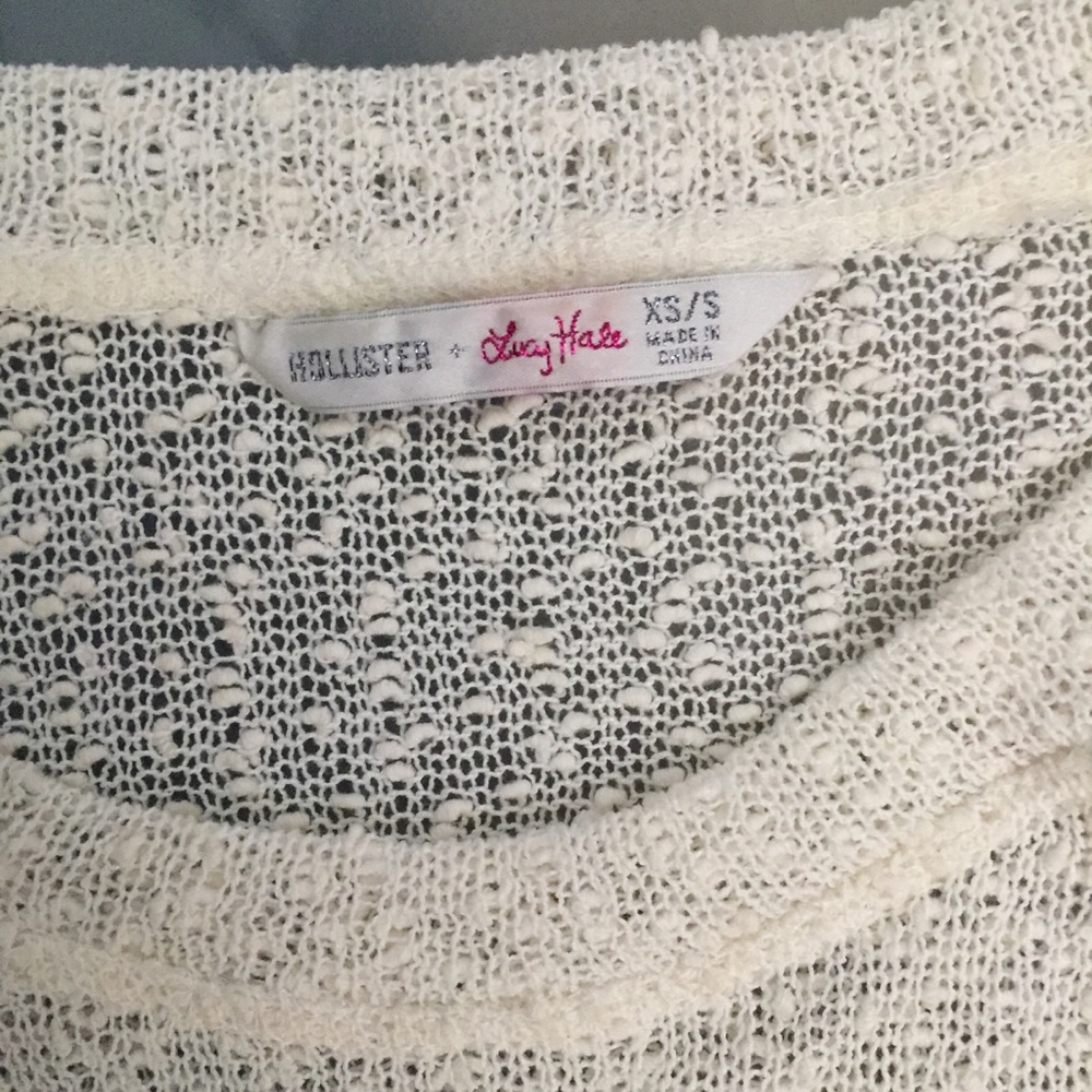 Hollister Lucy Hale Collection Lacy Knit Sweater - Picture 3 of 4